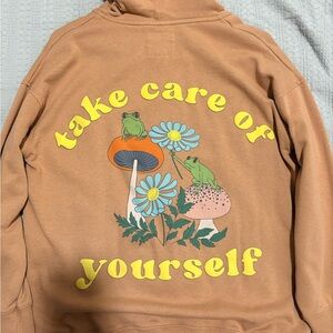 American Eagle Outfitters Tan Hoodie